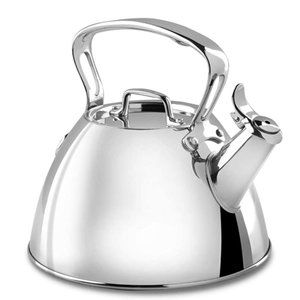 All-Clad Stainless Steel Tea Kettle 2-Quart Silver